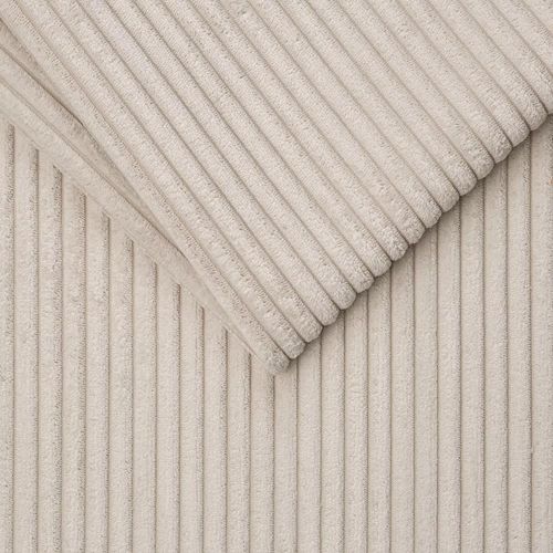 Canapé convertible express 3 places velours côtelé beige