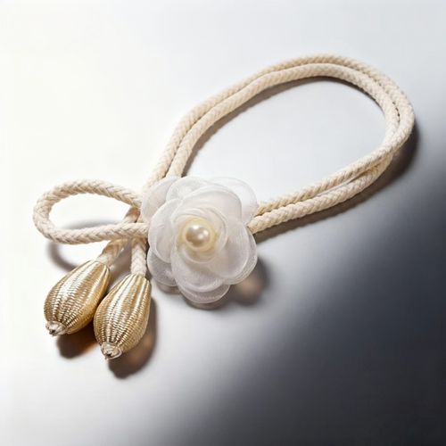 Fixations de rideaux rideaux minimalistes fleurs Creative Tuning accessoires de rideaux de perles ceintures cordon de rangement