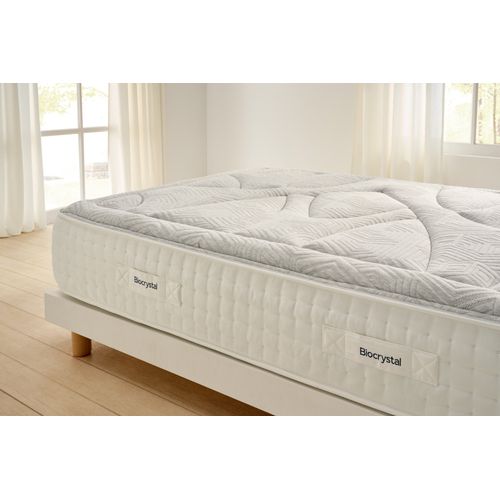 Moonia | Ressorts Ensanchés | Matelas Biocrystal Gold Spring 30 cm | 150X200 cm | Fermeté élevée