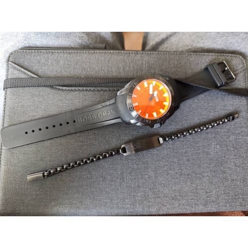 Lot Montre Boss Orange Et Bracelet Hugo Boss