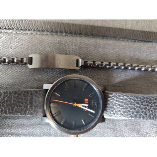Montre Boss Et Bracelet Titane Hugo Boss