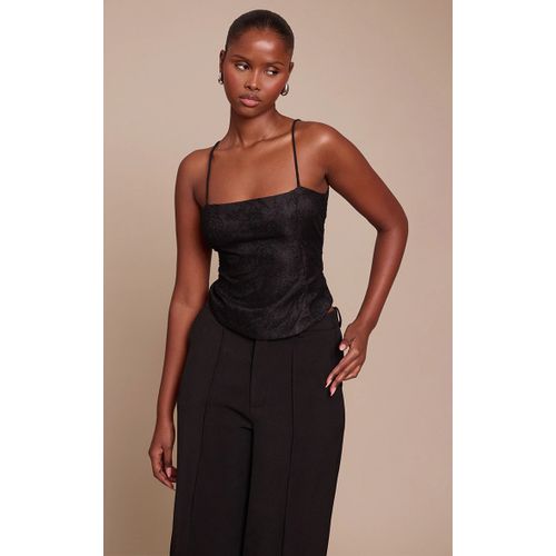 Femme Corset En Dentelle Noire À Bretelles Fines | Taille 32