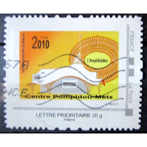 2010. Timbre De Collector: Centre Pompidou De Metz.