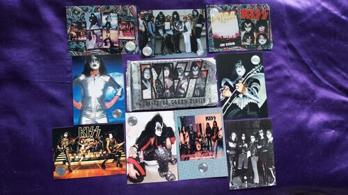 Kiss Pochette De 9 Cartes Collector Cards Series 2 Usa 1998 Pochette Ouverte Cartes Lot 4