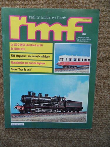 Rmf Rail Miniature Flash N°266 De Février 1986