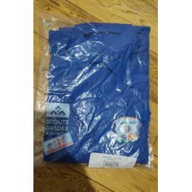 Blouse De Scouts Col Tailleur Guide De France De Couleur Bleue Taille T01 Entièrement Neuve Encore Dans Son Emballage.