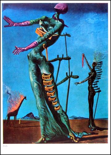 Dali Salvador Lot 10 Cartes Postales Tableaux Peinture