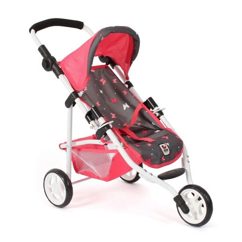 Poupées Jogging-Buggy LOLA - Corail papillon