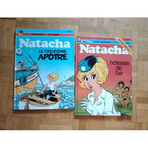 Lot De 2 Bd Natacha Hôtesse De L'Air Tomes 1 Et 6