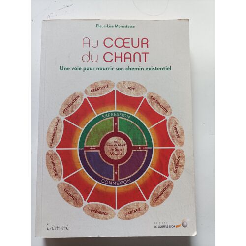 "Au Coeur Du Chant" Une Voix Pour Nourrir Son Chemin Spirituel. Fleur-Lise Monastesse Edition Souffle D'Or
