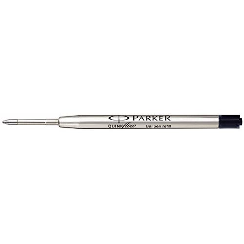 Parker Lot De 2 Quinkflow Recharge Pour Stylo-Bille Pointe Moyenne Noir