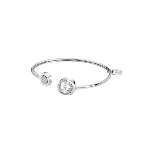 Bracelet Femme - Lotus Style - Ls2180-2/4 - Acier Gris - Design Rond - Élégant Et Résistant