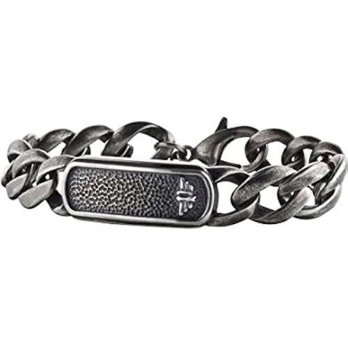 Bracelet - Police - S14agk02b - Acier - 18 Cm - Gris