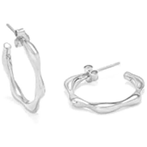 Boucles D'oreilles - Secrecy - Argolas - Argent Sterling 925 - Créoles - Taille Unique