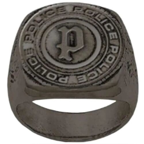 Bague Homme - Police Jewels - Sukur Pj.26577rsb0162 - Acier Inoxydable - Noir - Taille 61