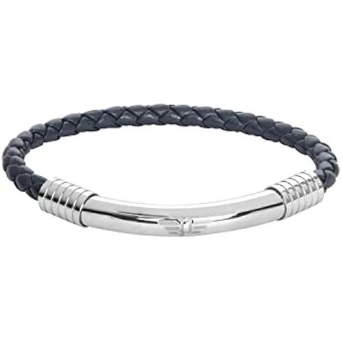 Bracelet - Police - Cuir - Noir - Pour Homme - Adulte