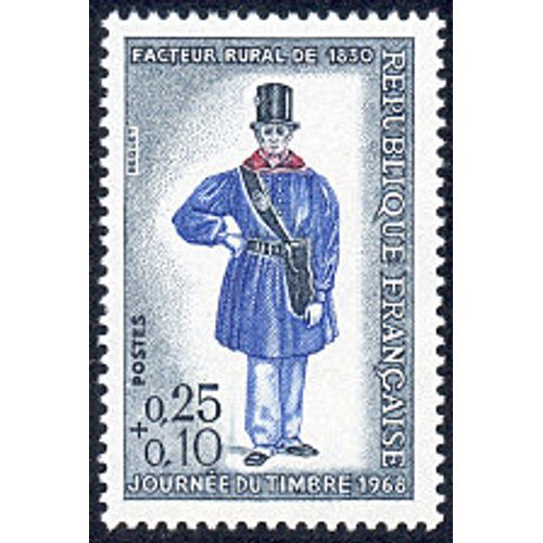 Journée Du Timbre : Facteur Rural De 1830 Année 1968 N° 1549 Yvert Et Tellier Luxe