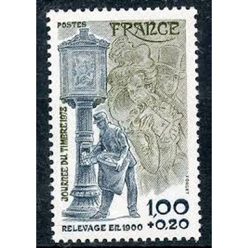 Journée Du Timbre : Facteur Parisien En 1900 Année 1978 N° 2004 Yvert Et Tellier Luxe