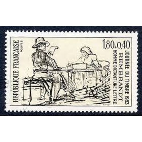 Journée Du Timbre : Oeuvre De Rembrandt Année 1983 N° 2258 Yvert Et Tellier Luxe