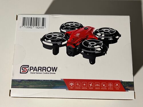 Mini Drone Jouet Sparrow Rouge