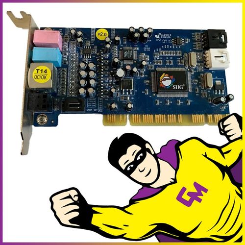 Carte Son SIIG LP-000022-S2 AZU2146X0852 PCI High Profil