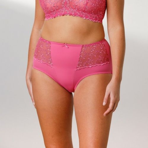 Culotte Taille Haute Microfibre Et Tulle Brodé Stretch - Lot De 2