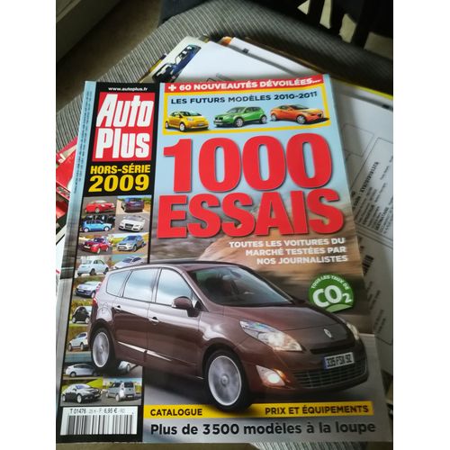 Auto Plus Hors Serie 25 De 2009 1000 Essais,Catalogue,3500 Modeles