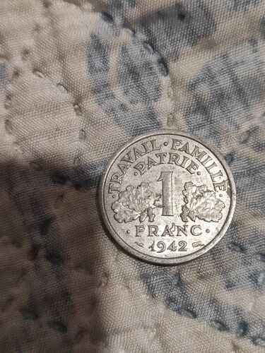 1 Franc Pièce Rara Année 1942