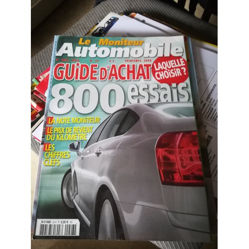 Le Moniteur Automobile Hors Serie 23 De 2008 Guide Achat 800 Essais