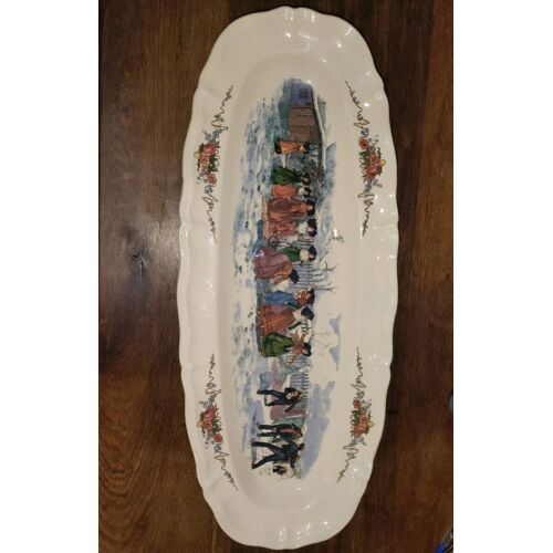 Très Grand Plat Ovale Obernai Sarreguemines
