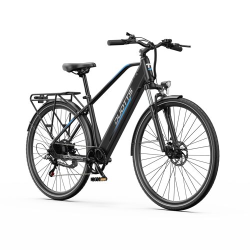 Duotts C29 Lite Vélo Électrique 250w 36v 13ah, Autonomie 40-65 Km, Shimano 7 Vitesses, Pneus 27,5 Pouces, Idéal Ville