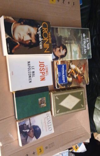 Napoléon Lot De 7 Livres La Nuit De L'Île D'Aix, Napoleone La Voce Del Destino, Vincent Cronin , Le Mal Napoléonien, Le Soleil D'Austerlitz, Vingt Ans De Grogne Et De Gloire Avec L'Empereur, Joséphine