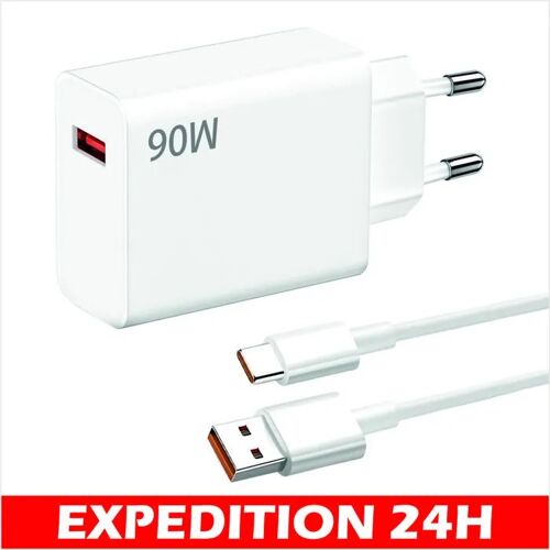 Chargeur USB-C - ZISONIX - 90 W - Charge rapide - Câble 1,5 m - Compatible Xiaomi 15, 14, 13 Ultra