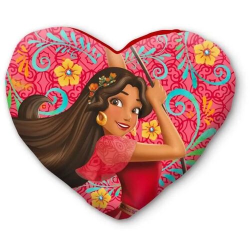 Elena Of Avalor Coussin Coeur Petit Modèle - Rouge