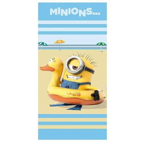 Serviette Drap De Bain Minions On The Beach