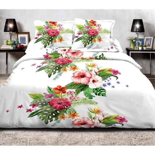 Housse De Couette 220/240 + 2 To 65x65 - 100% Coton