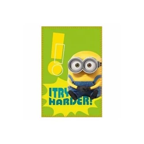 Plaid - Minions - 100x150cm - Vert - Synthétique - Enfant