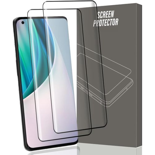 TRAHOO-2 Pièces Verre Trempé pour OnePlus 10 Pro Protection d'écran, Dureté 9H Glass Anti Rayures - HD Ultra Transparent, film Verre protection