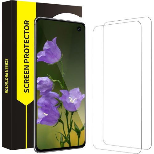 TRAHOO-Verre Trempé pour Samsung Galaxy S10e, pas de bulles protection écran, Sensible au Toucher, Dureté 9H, Couverture 2.5D, 0.33mm Haute définition Samsung S10e vitre protection-2 pièces