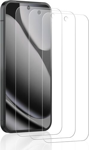 KALANKA-3 Pièces Verre Trempé pour Google Pixel 10 Pro XL,film verre trempé, Vitre Protection de Anti Rayures, Haute Sensibilité, Sans Bulles, vitre de protection