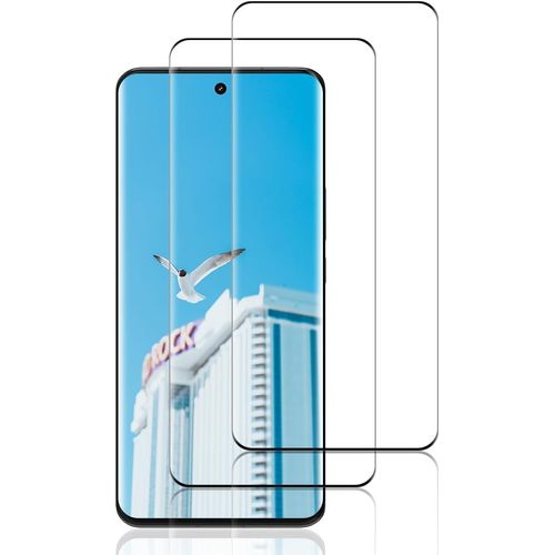 JGD-Verre Trempé pour Honor Magic 6 Lite,2 Pièces vitee protection [3D Incurvé Couverture Complète][Haute Sensibilité] [Sans Bulless] vitre film