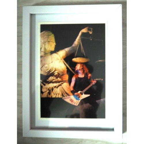 Metallica "James Live Justice Tour ", Carte Postale De Collection, Encadrée, Vintage, Décoration