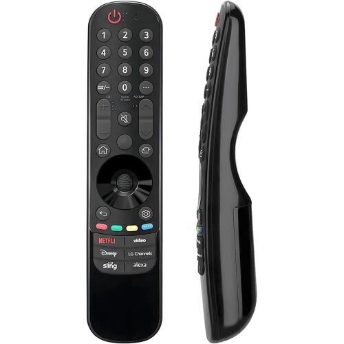 VornixorSarlshop-Remplacement pour LG TV Remote, pour Tous 2019-2024 LG Télécommande pour Smart TV, Compatible avec MR20/21/22/23/24GA Magic Remote (Pas de Voix Pas de Fonction de pointeur)