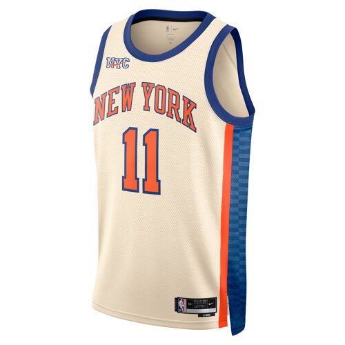 Maillot Nike Nba Swingman Jalen Brunson New York Knicks City Edition Pour Homme - Marron