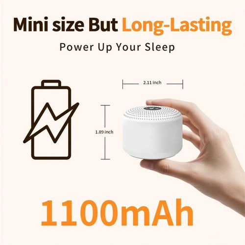 Machine Bruits Blancs Portable Sommeil 30 Sons Relaxants 12 Couleurs 5 Luminosite 32 Volume 4 Minuterie Bebe Adulte Maison Voyage Bureau