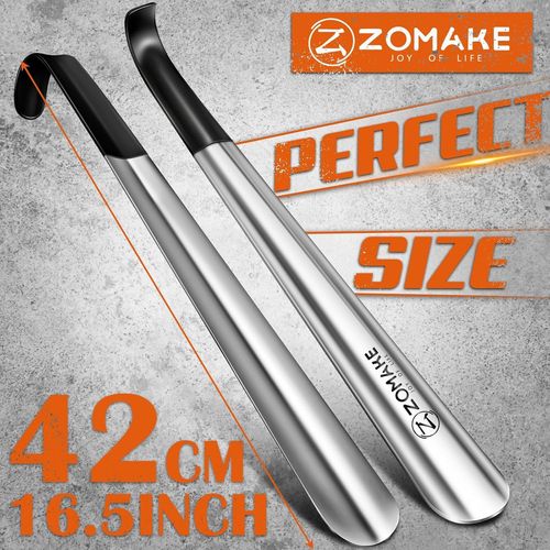Chausse Pied Metal Long 42 Cm Acier Inoxydable Facile Utilisation 2 Argent