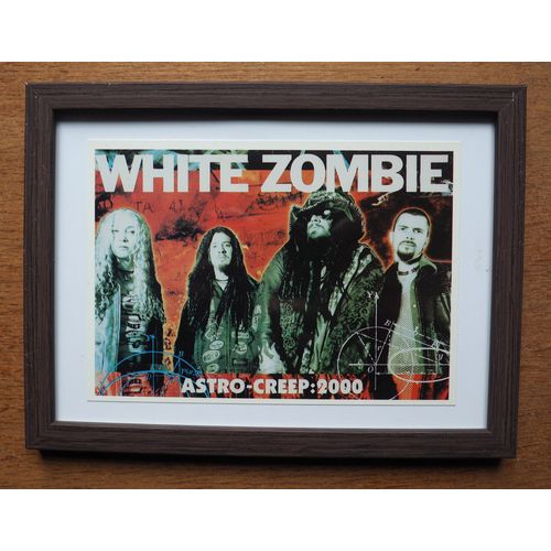 White Zombie "Astro-Creep: 2000", Carte Postale De Collection, Encadrée, Vintage, Décoration