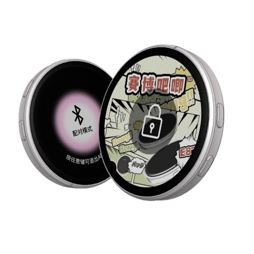 Écran Tactile Électronique Dynamique Intelligent Badge Pour Fans D'Anime Et De Manga Badge Bluetooth Avec Écran