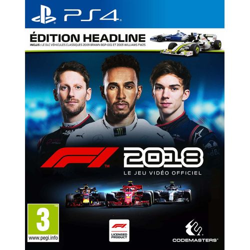F1 2018 Formula 1 : Heaadline Edition PS4