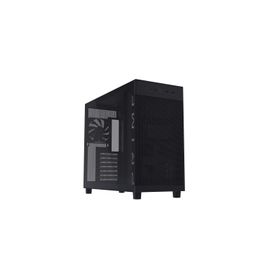ASUS Prime AP303 Tempered Glass (Noir) - Boîtier PC Gaming ATX (4 litres, Prise en Charge de Carte Graphique et radiateur jusqu'à 360 mm, Panneau Avant USB 3.2 Gen 2 Type-C)